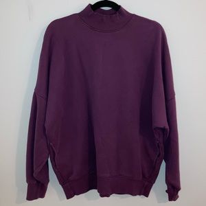 Aritzia COZYAF Oversized mock-neck sweatshirt